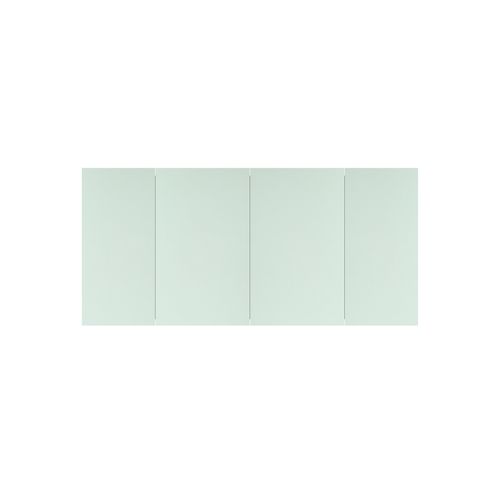 Kzoao 1600mm Mirror Cabinet Gloss White