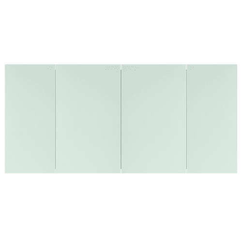 Kzoao 1600mm Mirror Cabinet Gloss White