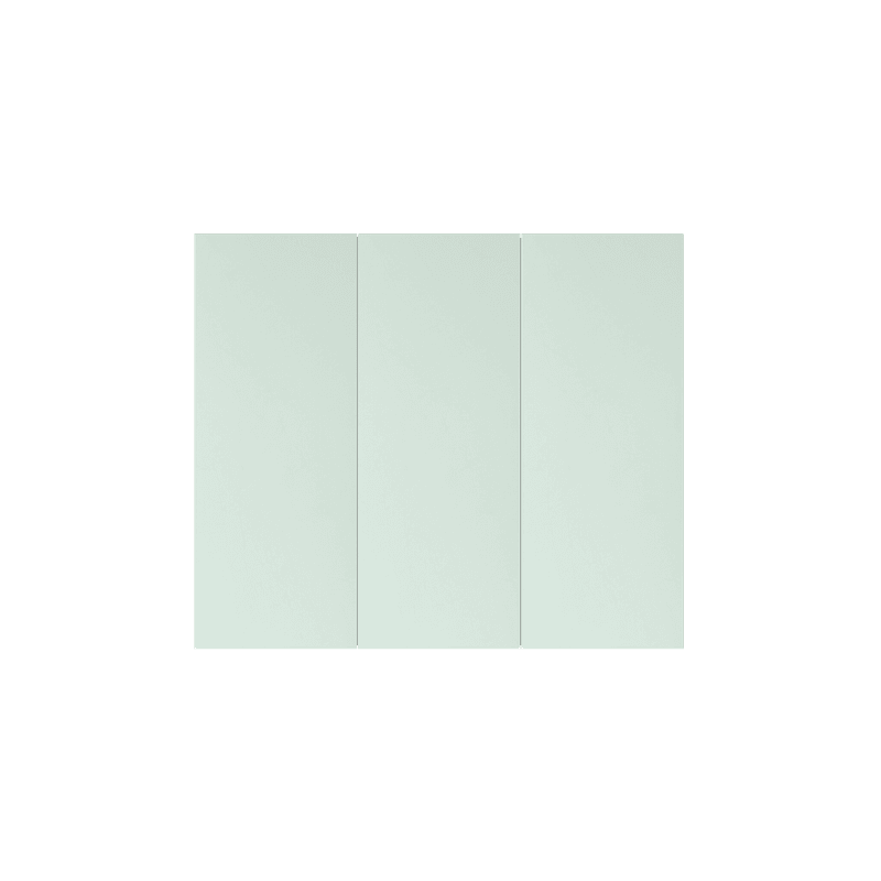 Kzoao 900mm Mirror Cabinet Gloss White