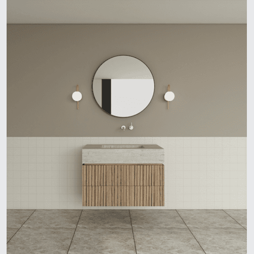TERRA Vanity | Wall Hung Double Drawer W910/1210mm