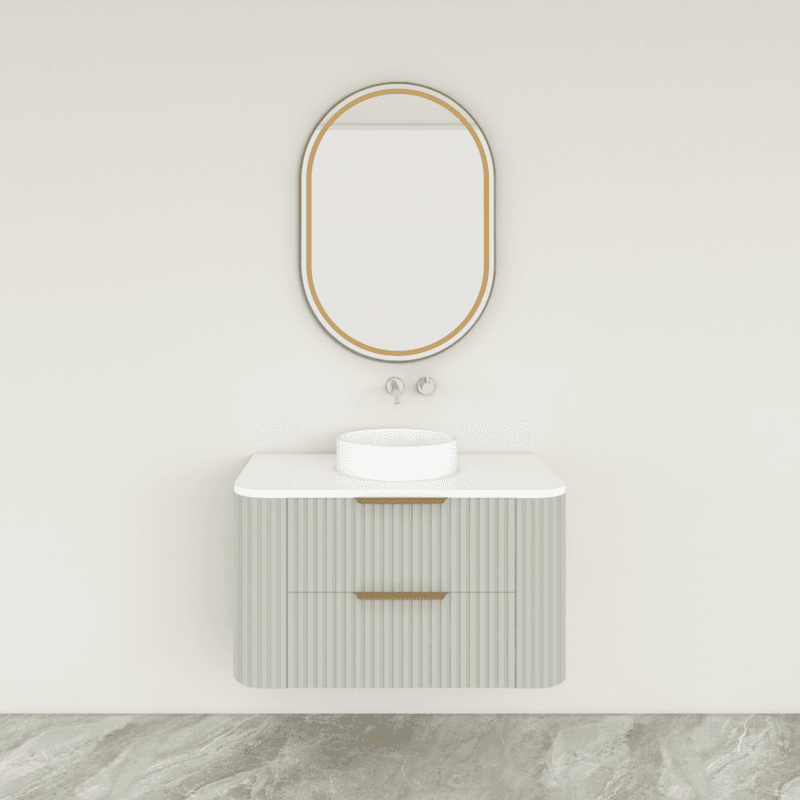 ESTATE 90 Vanity | Wall Hung Double Drawer W900-1200mm
