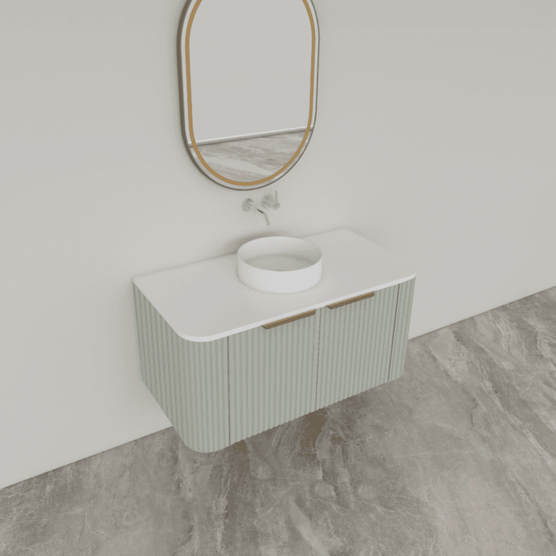 ESTATE 90 Vanity | Wall-hung with doors W1100-1300mm