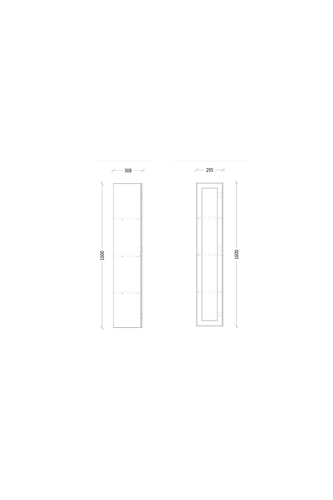 Telaio Wall Tall Cabinet