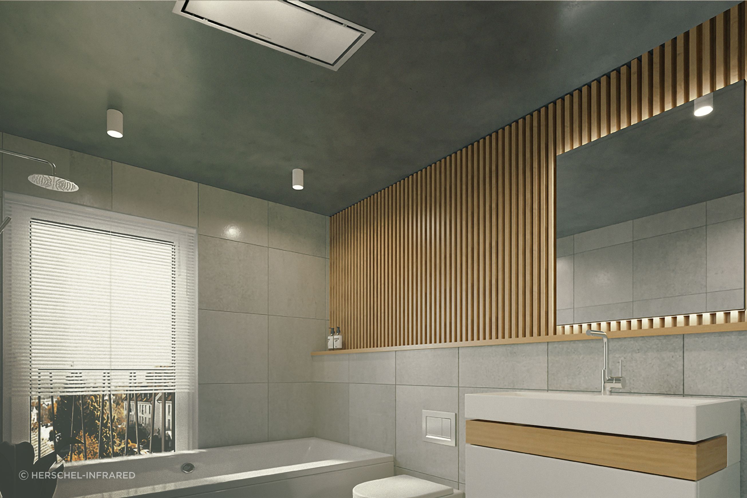 Krystal — Ceiling Heater & Installation Kit