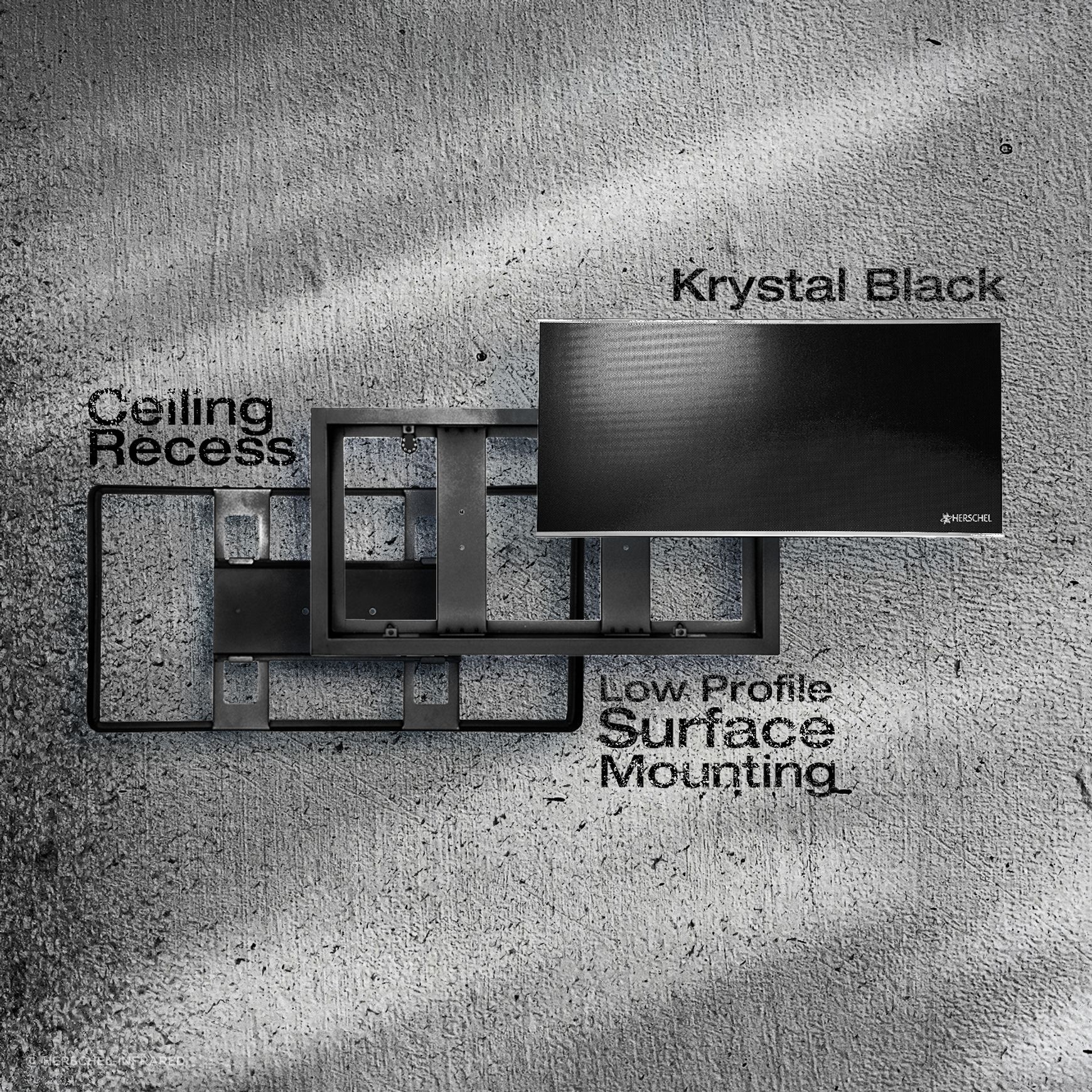 Krystal — Ceiling Heater & Installation Kit