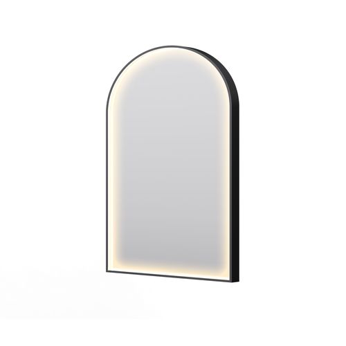 Eclipse Arch LED Aluminium Framed Mirror with Demister