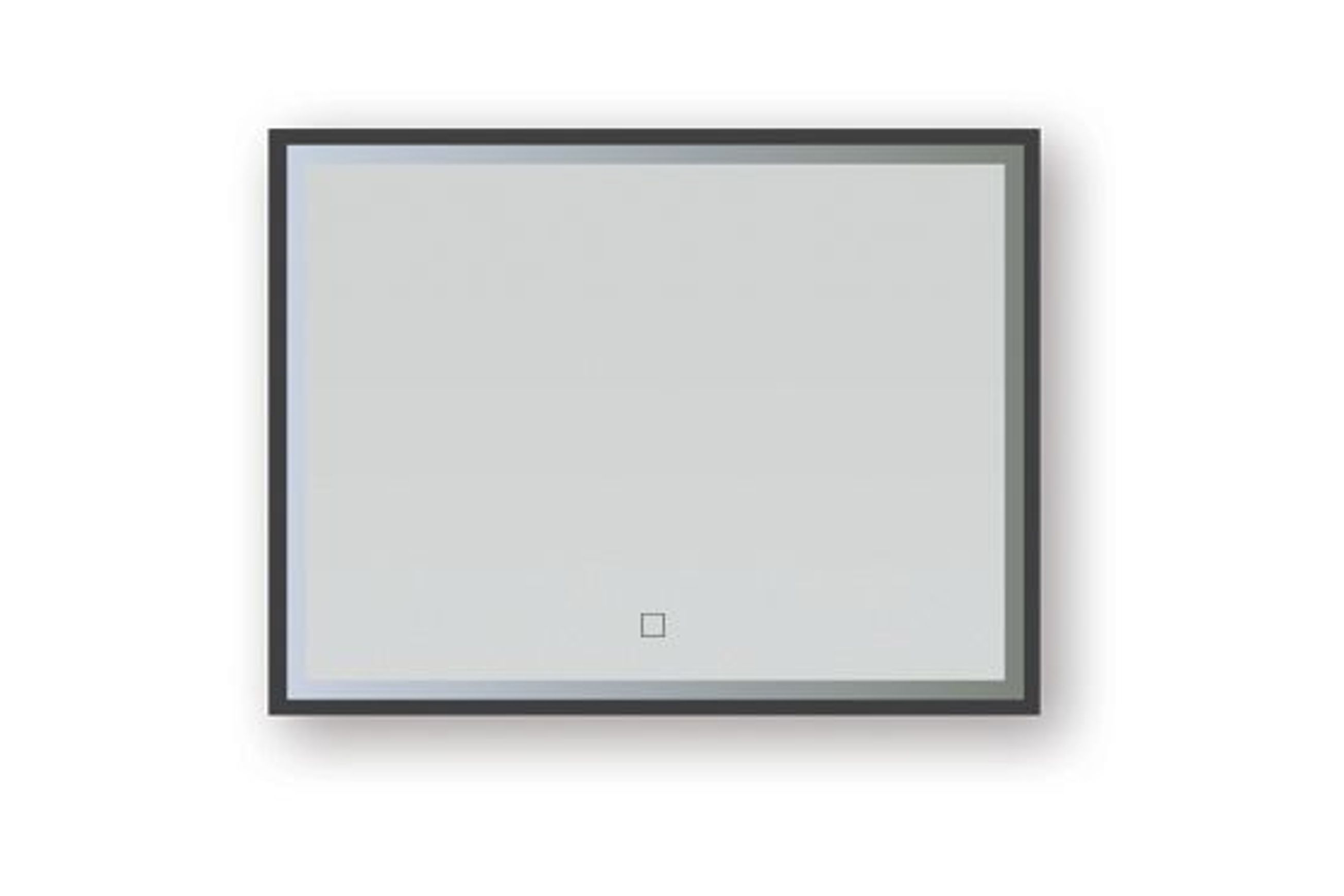 Broadway Rectangular Black Frame LED Mirror