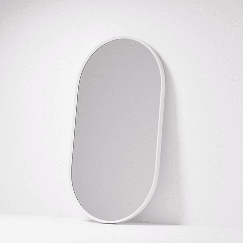 Code Aspect Oval Mirror | White