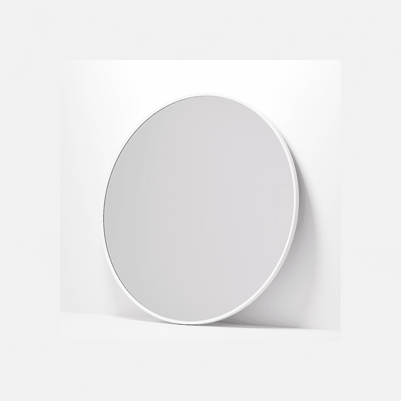 Code Aspect Round Mirror | White