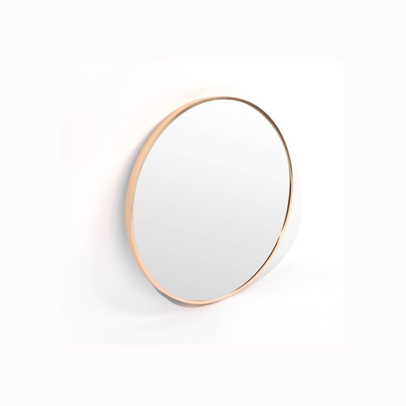 Bella Round Wall Mirror 80 cm | Brass