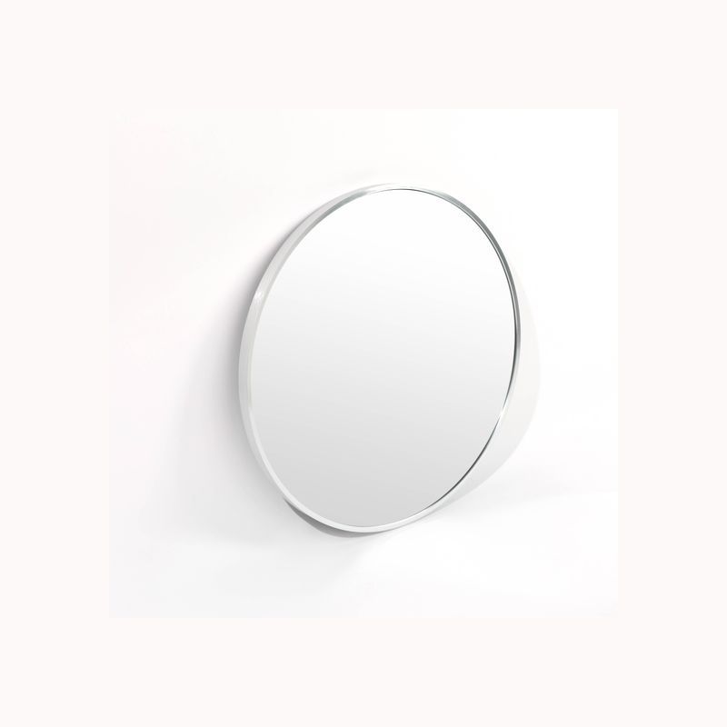 Bella Round Wall Mirror 80 cm  | Chrome