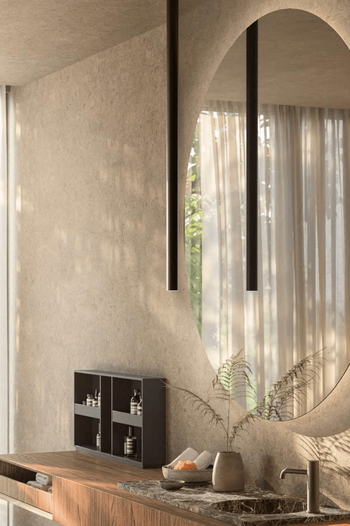 Lotus Mirror by Boffi