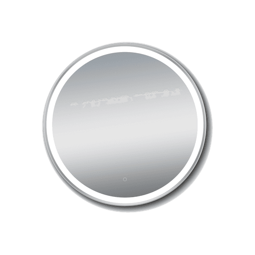 Cadre 850mm LED Mirror with Demister Brushed Stainless
