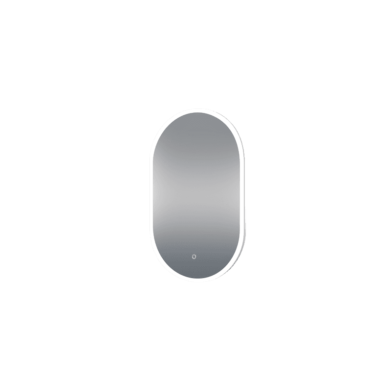 Verre 600 x 900mm Oval Mirror