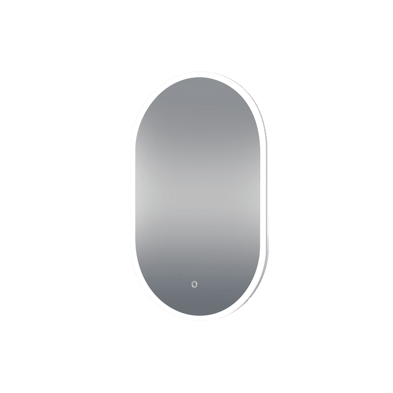 Verre 600 x 900mm Oval Mirror