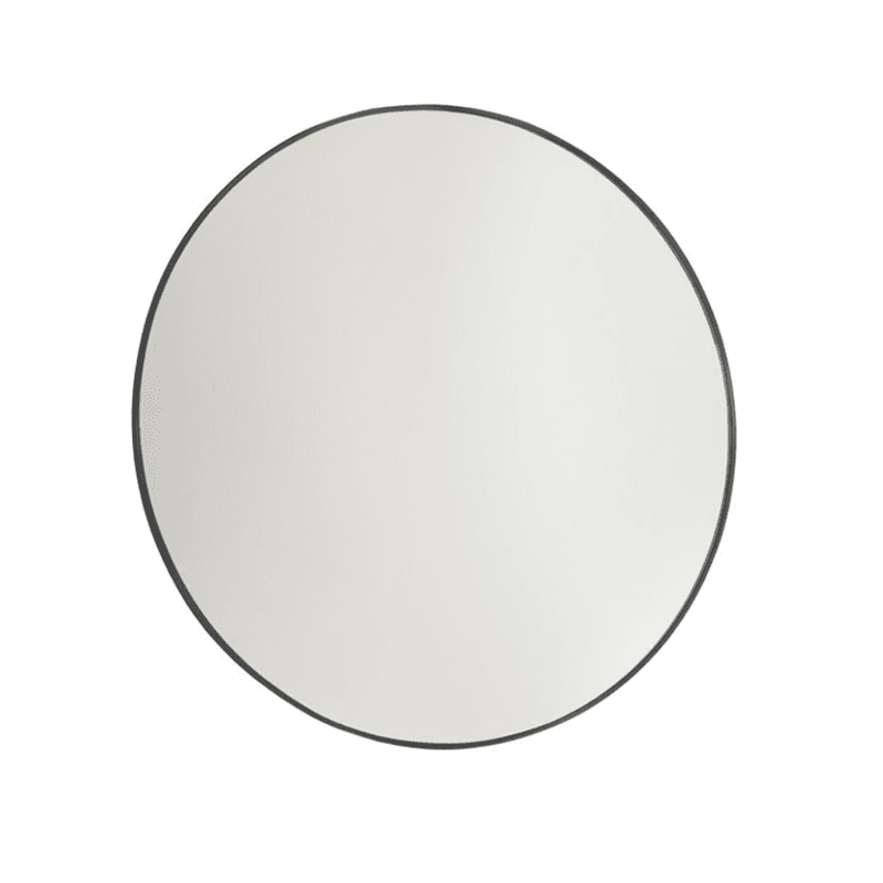 Frame 900 Round Mirror Black