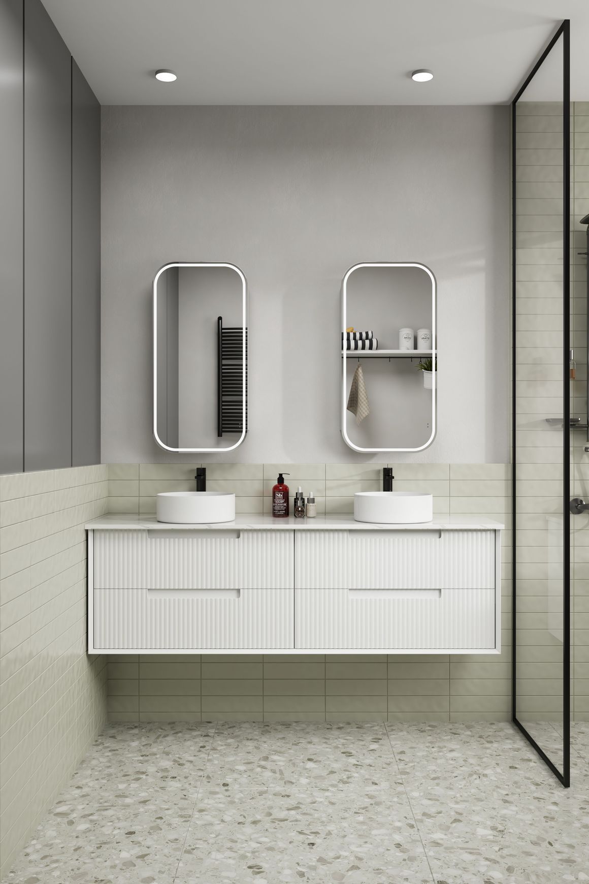 Aulic Vienna LED Shaving Cabinet