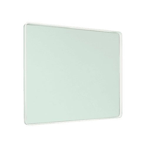 iStone 900 x 1000mm Square Mirror Gloss White
