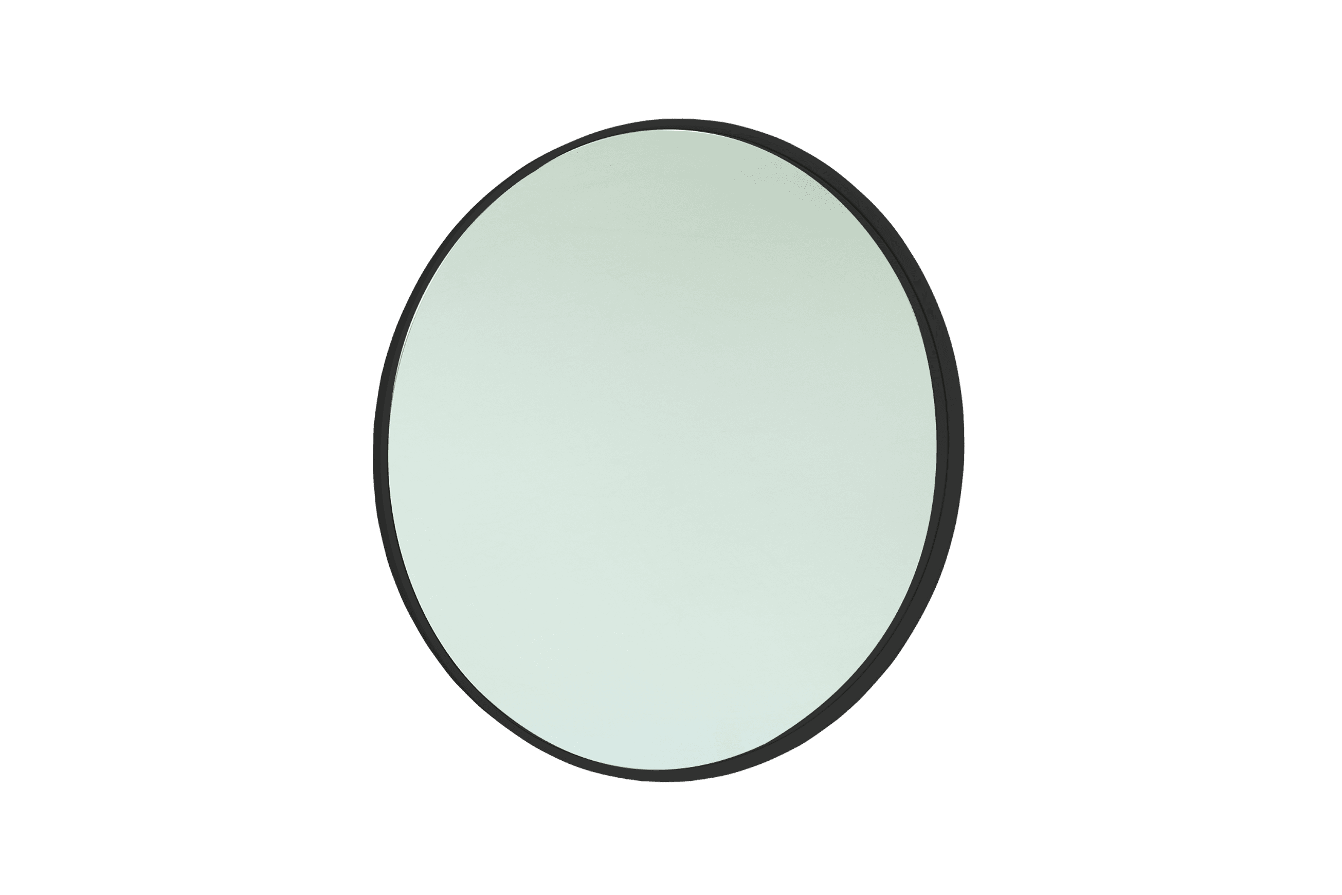 iStone 1100mm Round Mirror Matte Black