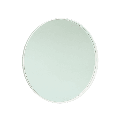 iStone 1100mm Round Mirror Matte White