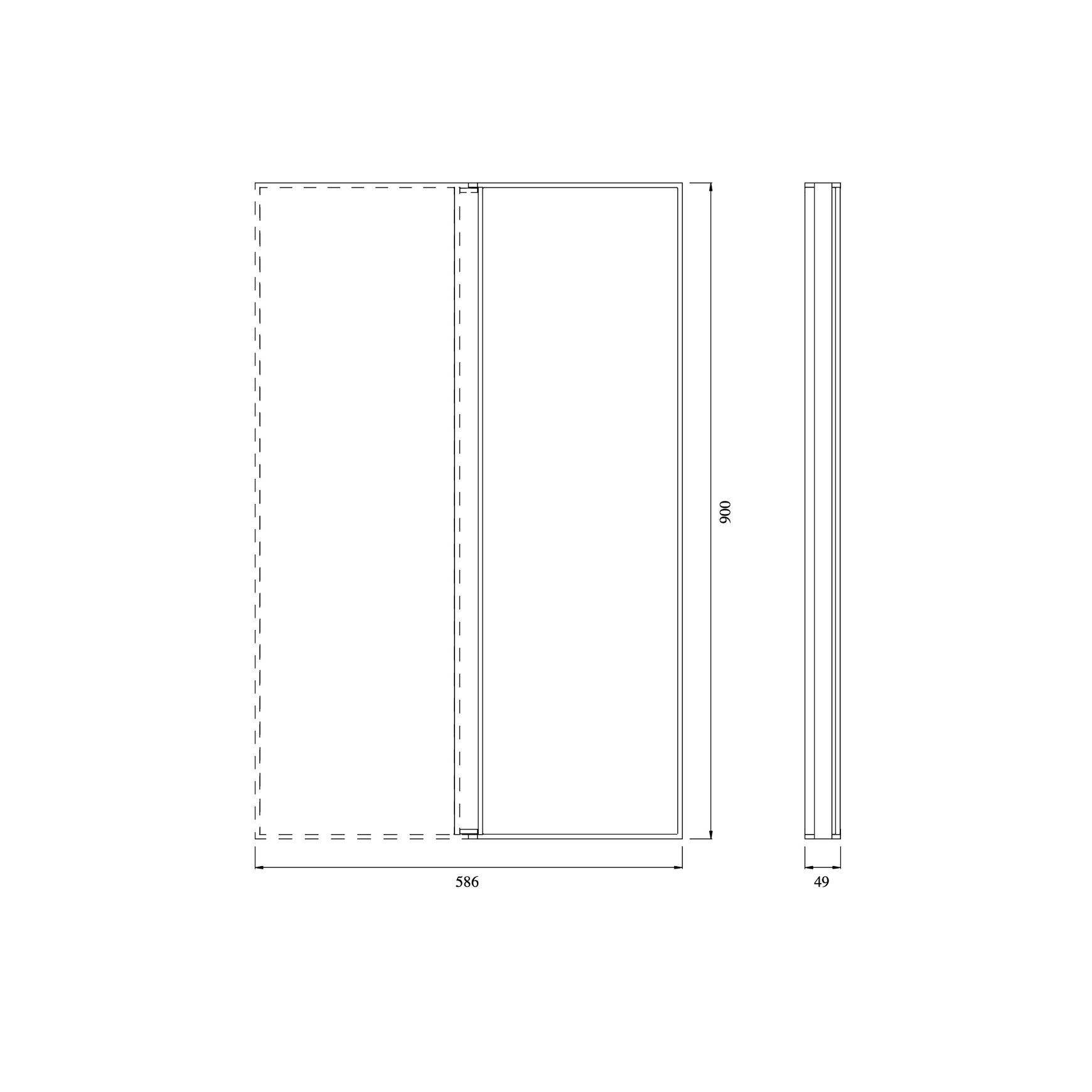 SIXTY - Wall Mirror with LED by CEA