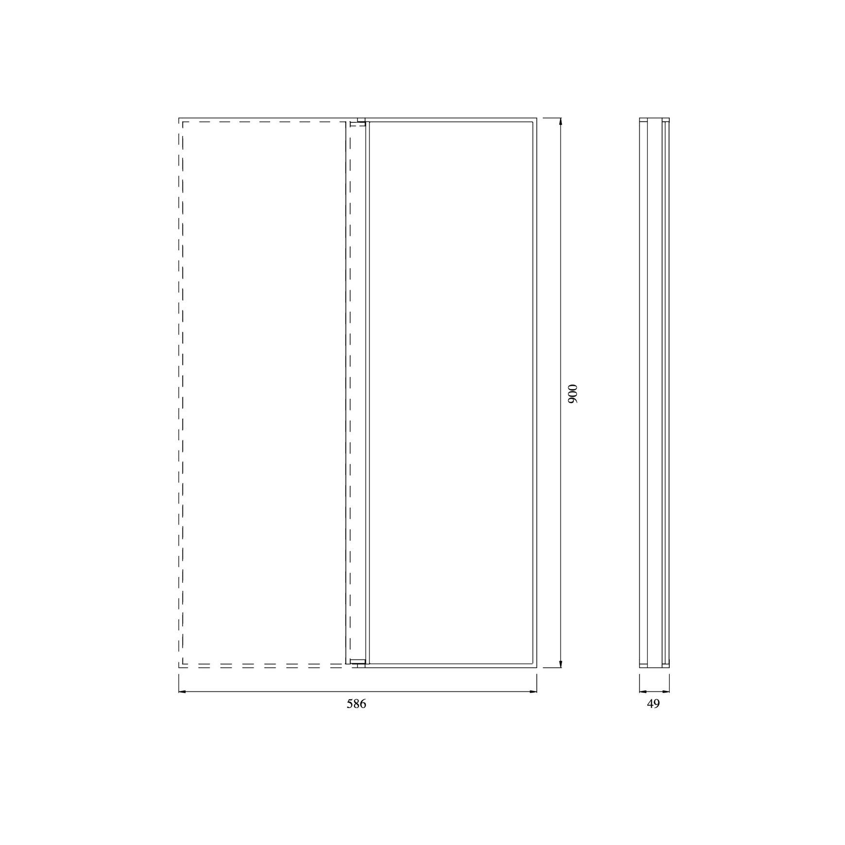 SIXTY - Wall Mirror with LED by CEA