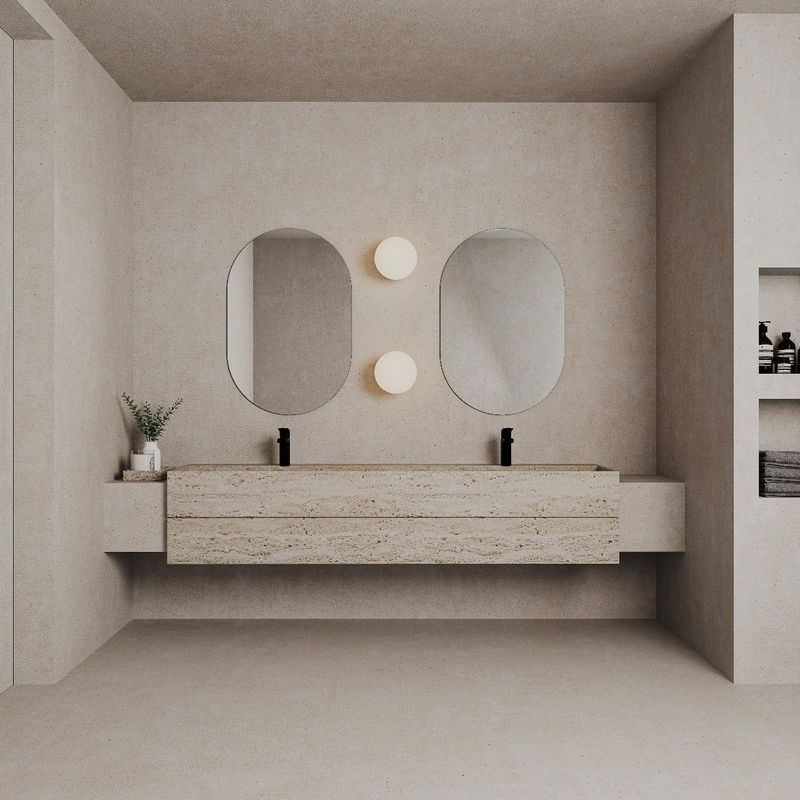 Elara Oval Bathroom Mirror | 900 x 500