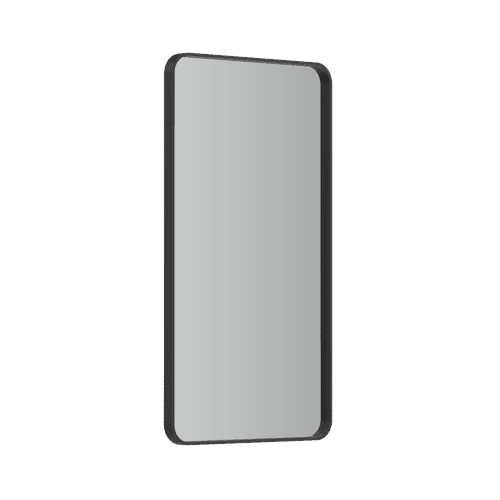 Frame XL 1200 Rectangle Mirror Brushed Black