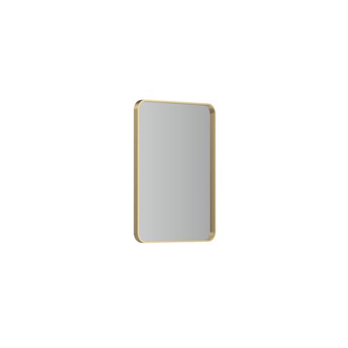 Frame XL 900 Rectangle Mirror Brushed Brass
