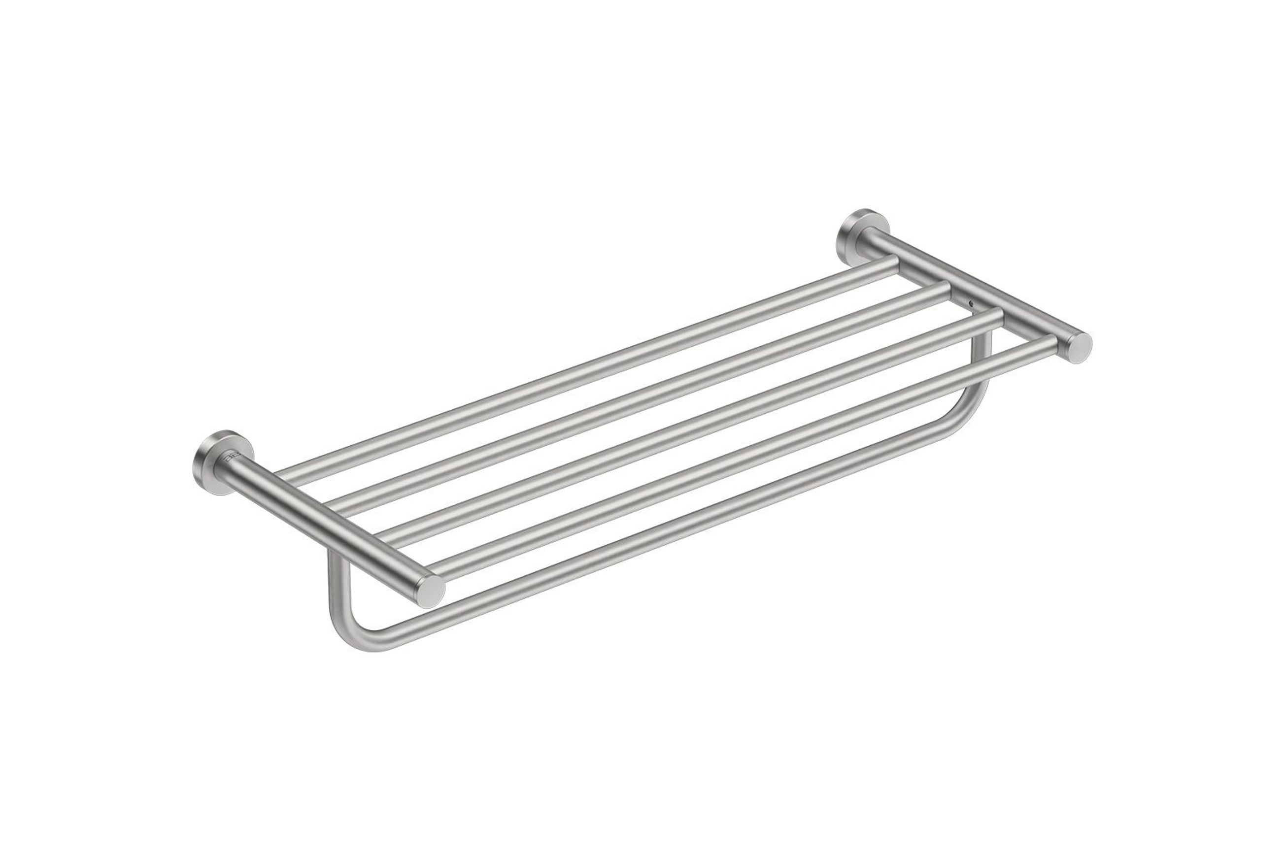 Towel Shelf with Hang Bar 650mm
