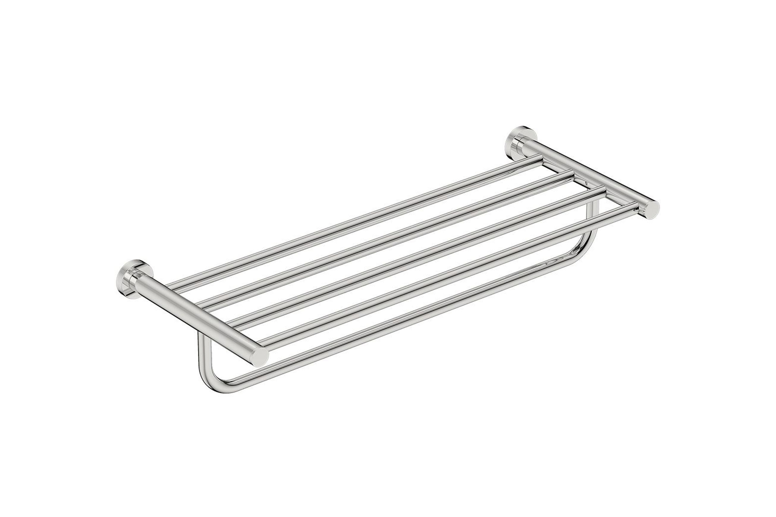 Towel Shelf with Hang Bar 650mm