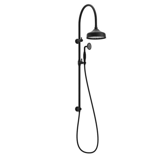 Kingsley Shower Rail Set | Matte Black