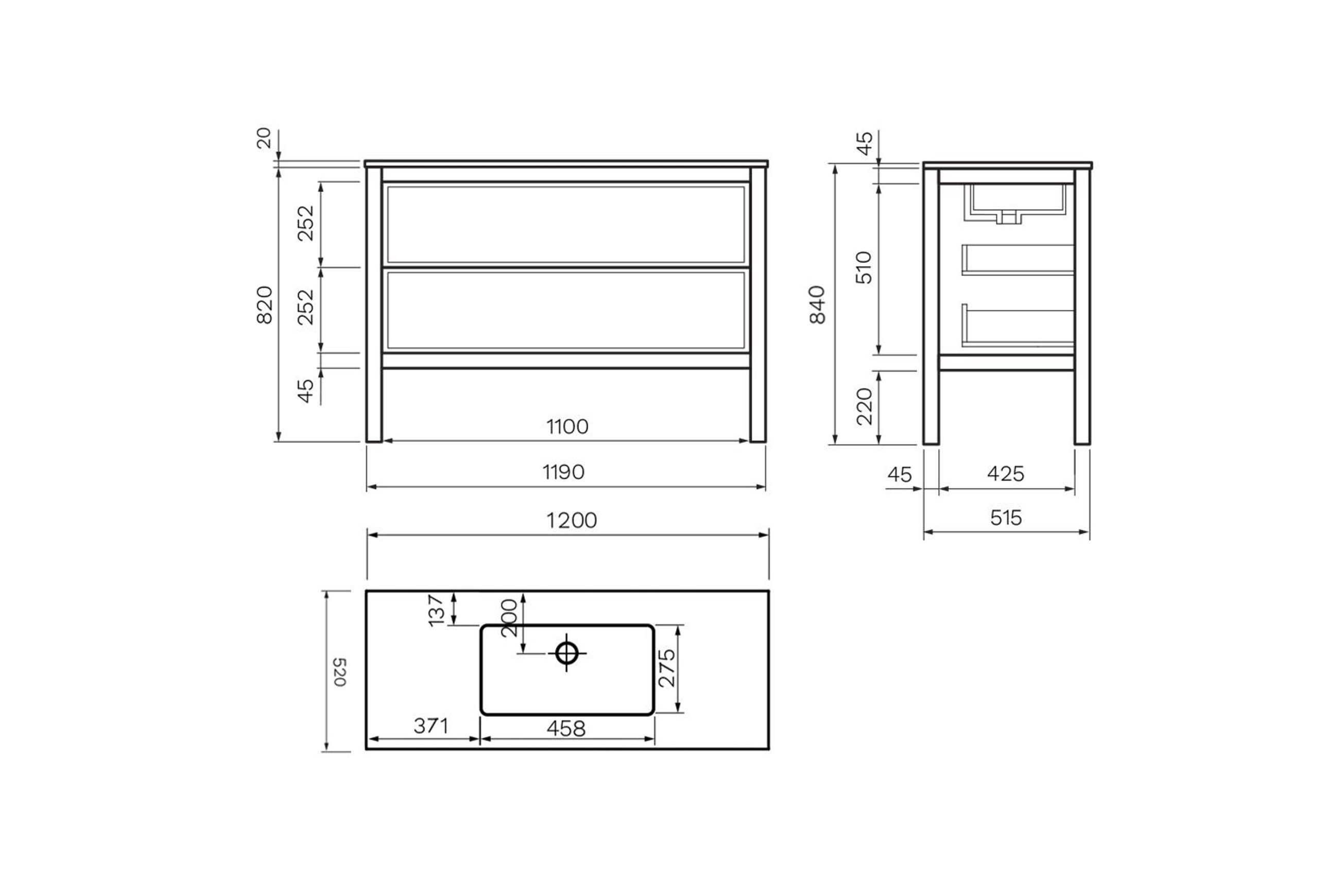 Parisi Vanities with Evostone Tops