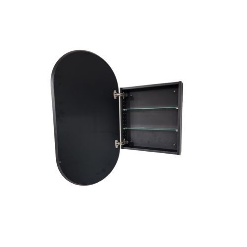 CODE Neo Oval Inset Mirror Cabinet 500 X 950Mm - 2 Colours