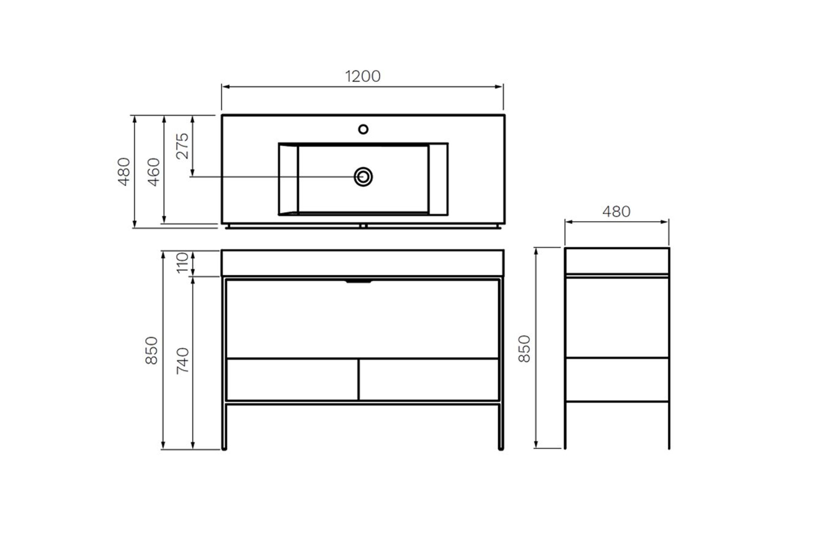 Parisi Vanity | Pure Frame