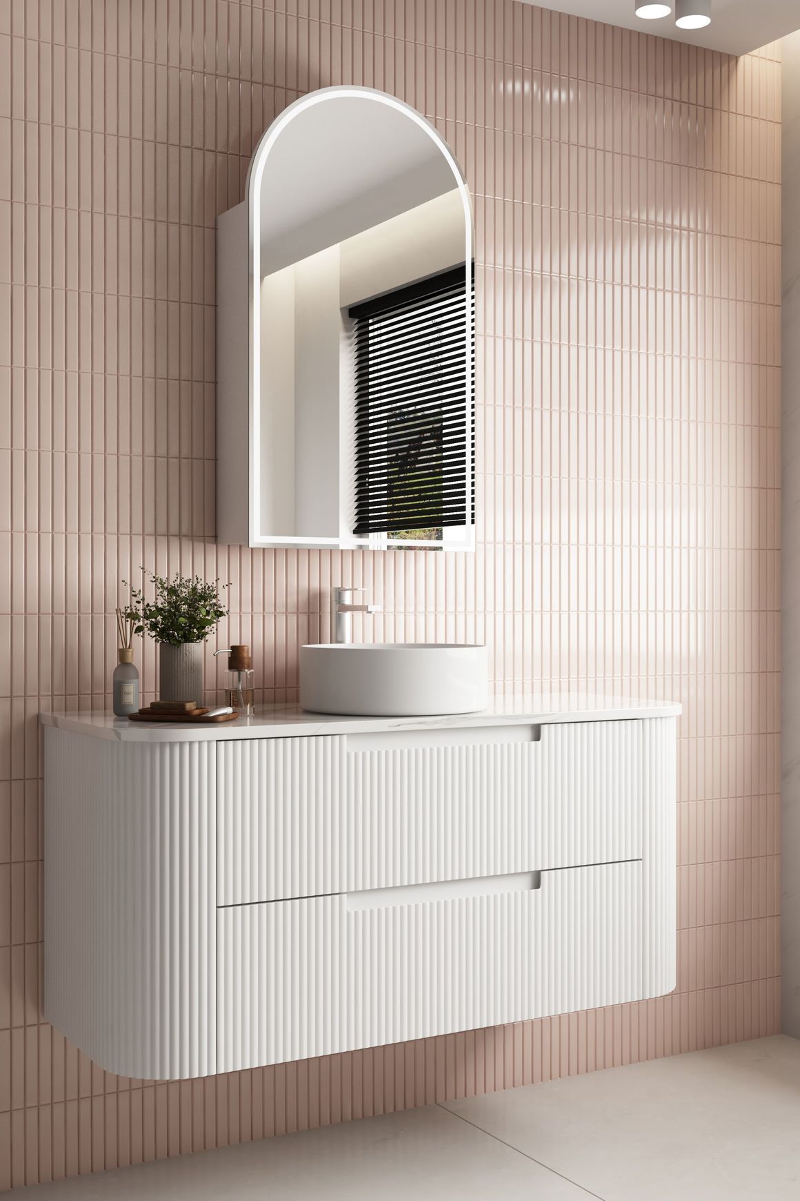 Aulic Curva Wall Hung Vanities