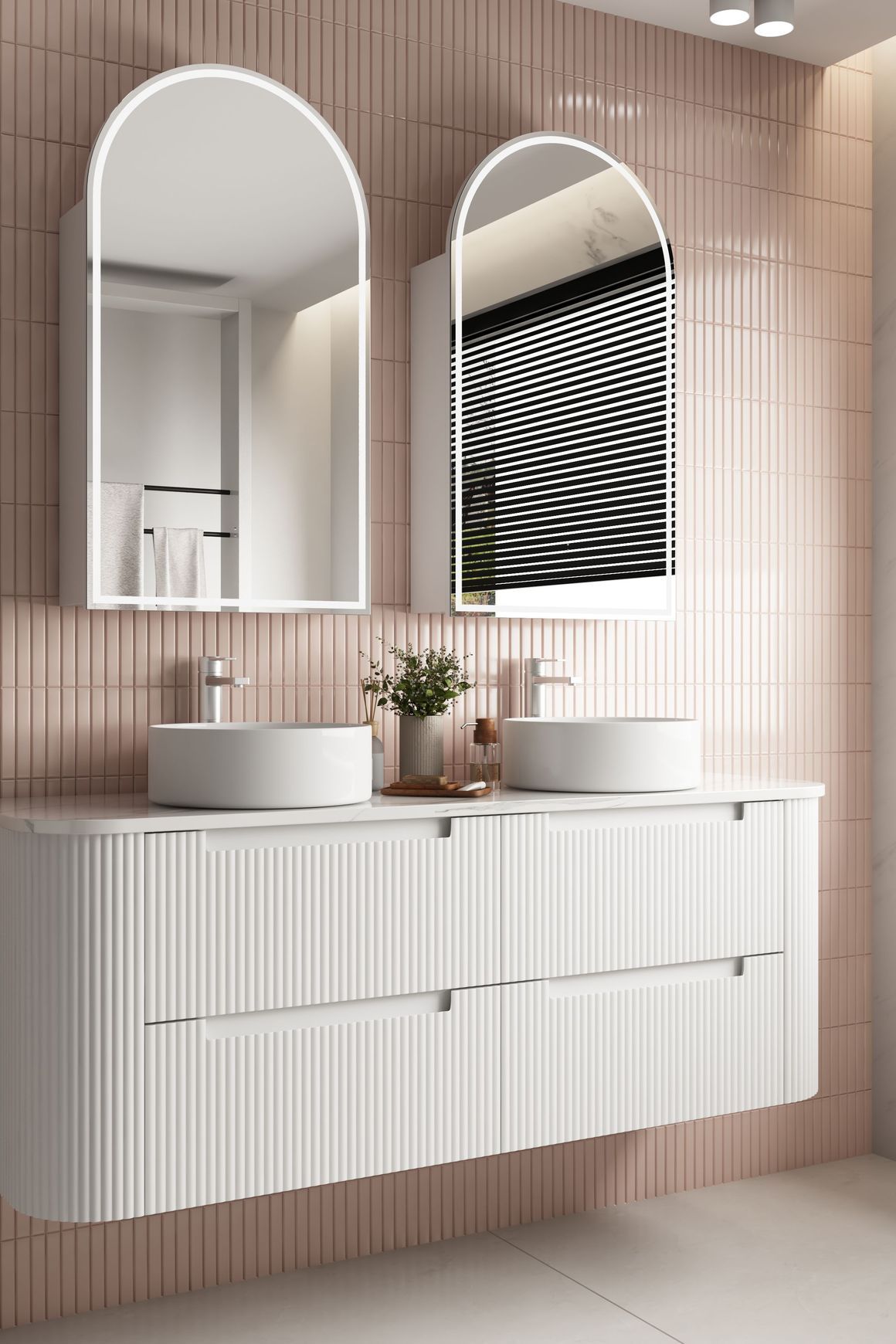 Aulic Curva Wall Hung Vanities