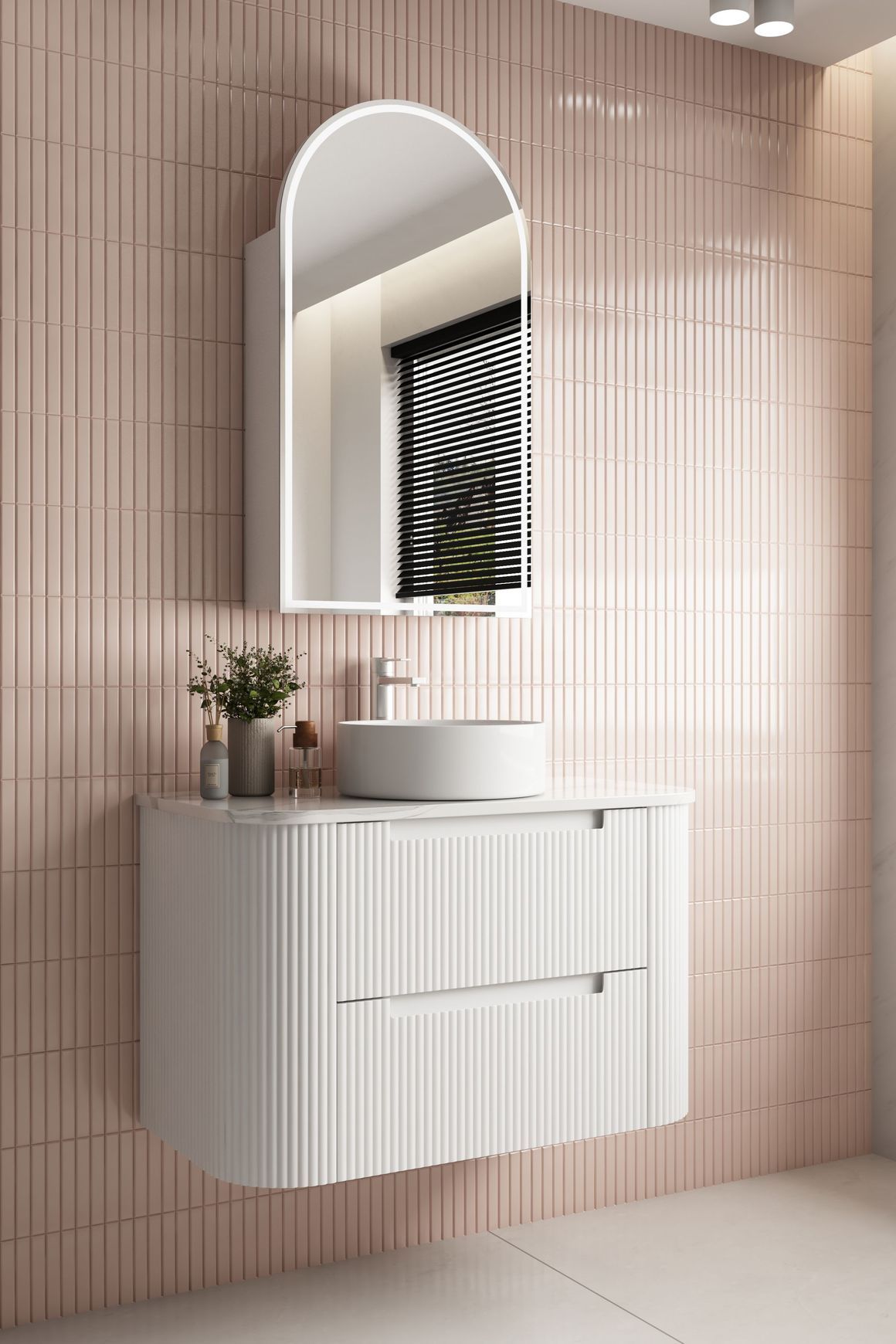 Aulic Curva Wall Hung Vanities