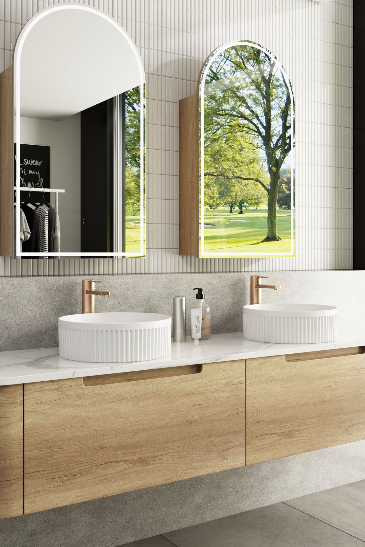 Aulic Carita Wall Hung Vanities