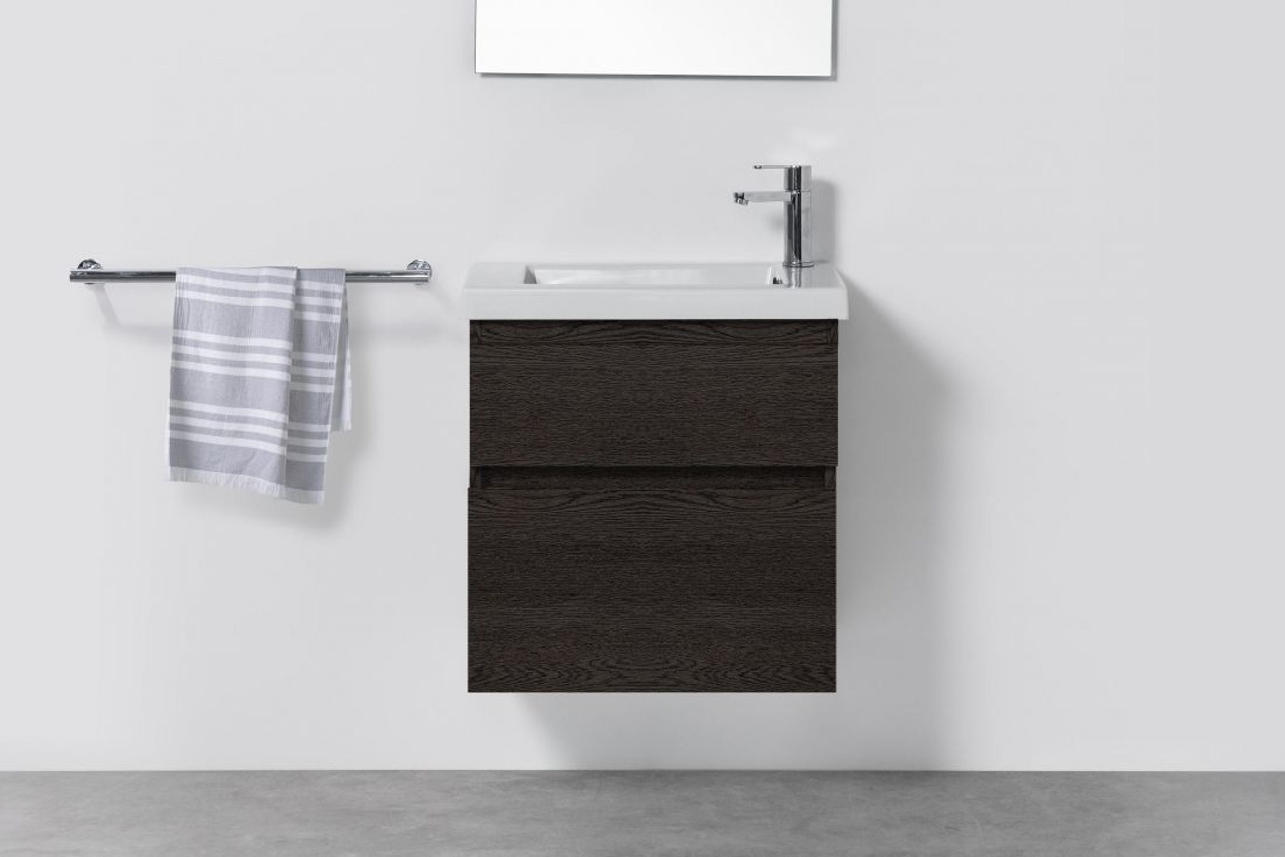 Cangas Slim Wall-Hung Vanity, 2 Drawers