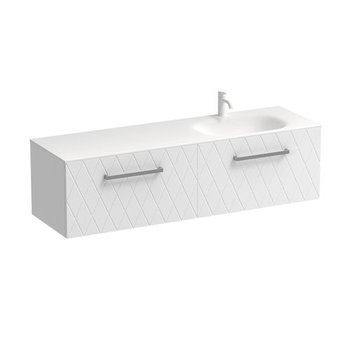 Deco Spio 1500 2 Drawer Vanity Right Basin