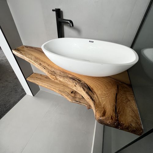 Floating Bathroom Vanity — Tasmanian Blackwood