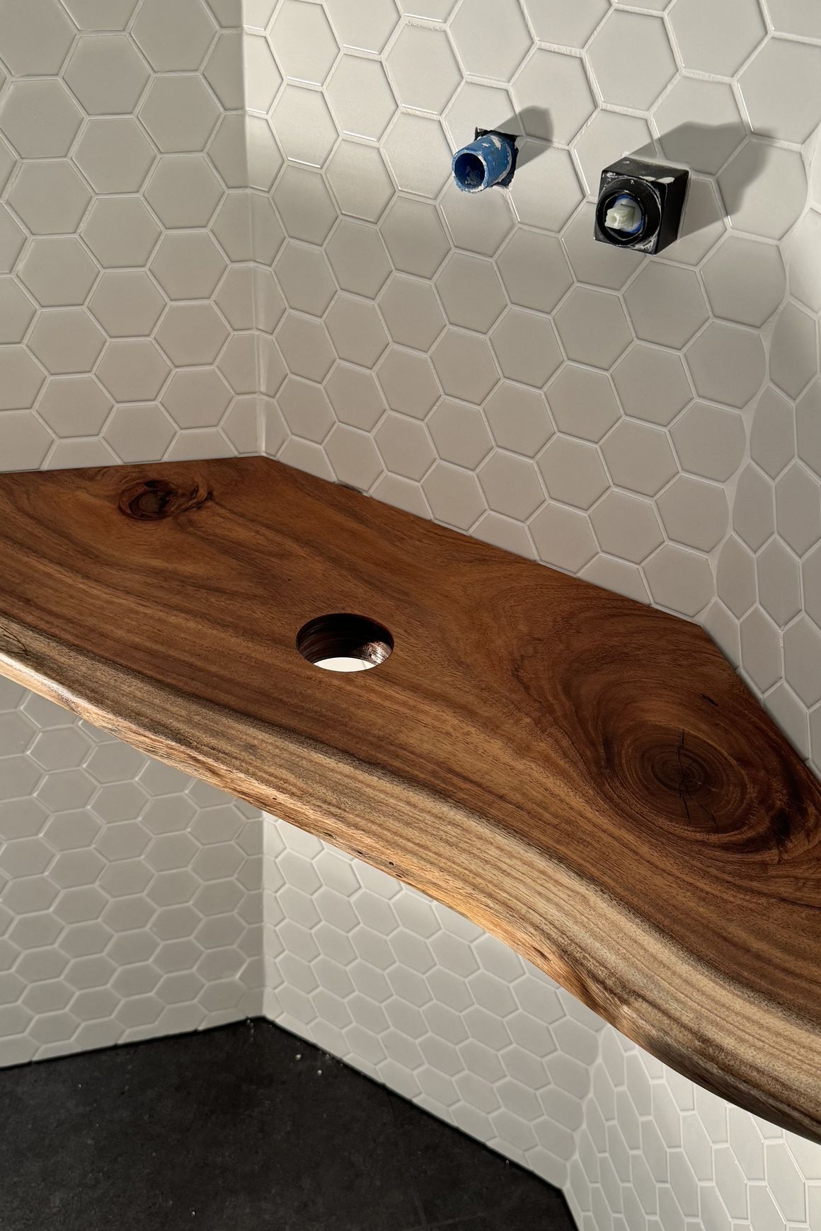 Floating Bathroom Vanity — Tasmanian Blackwood