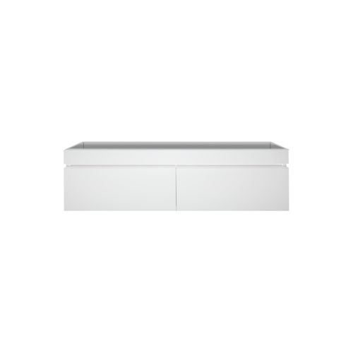 Kzoao 1200mm Dual Basin Vanity Gloss White