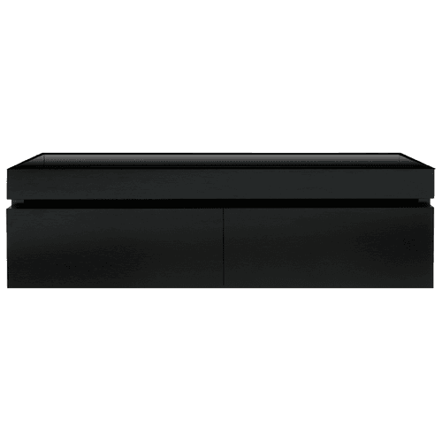 Kzoao 1600mm Vanity Black Wood Grain