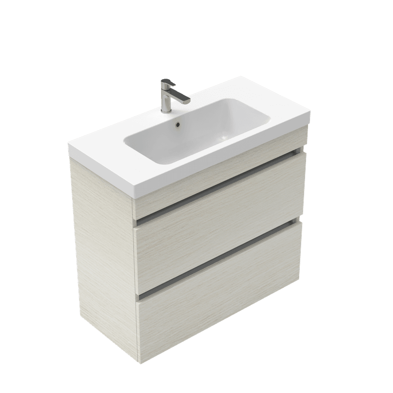 Brookfield Slim Wall Hung Double Height Vanity