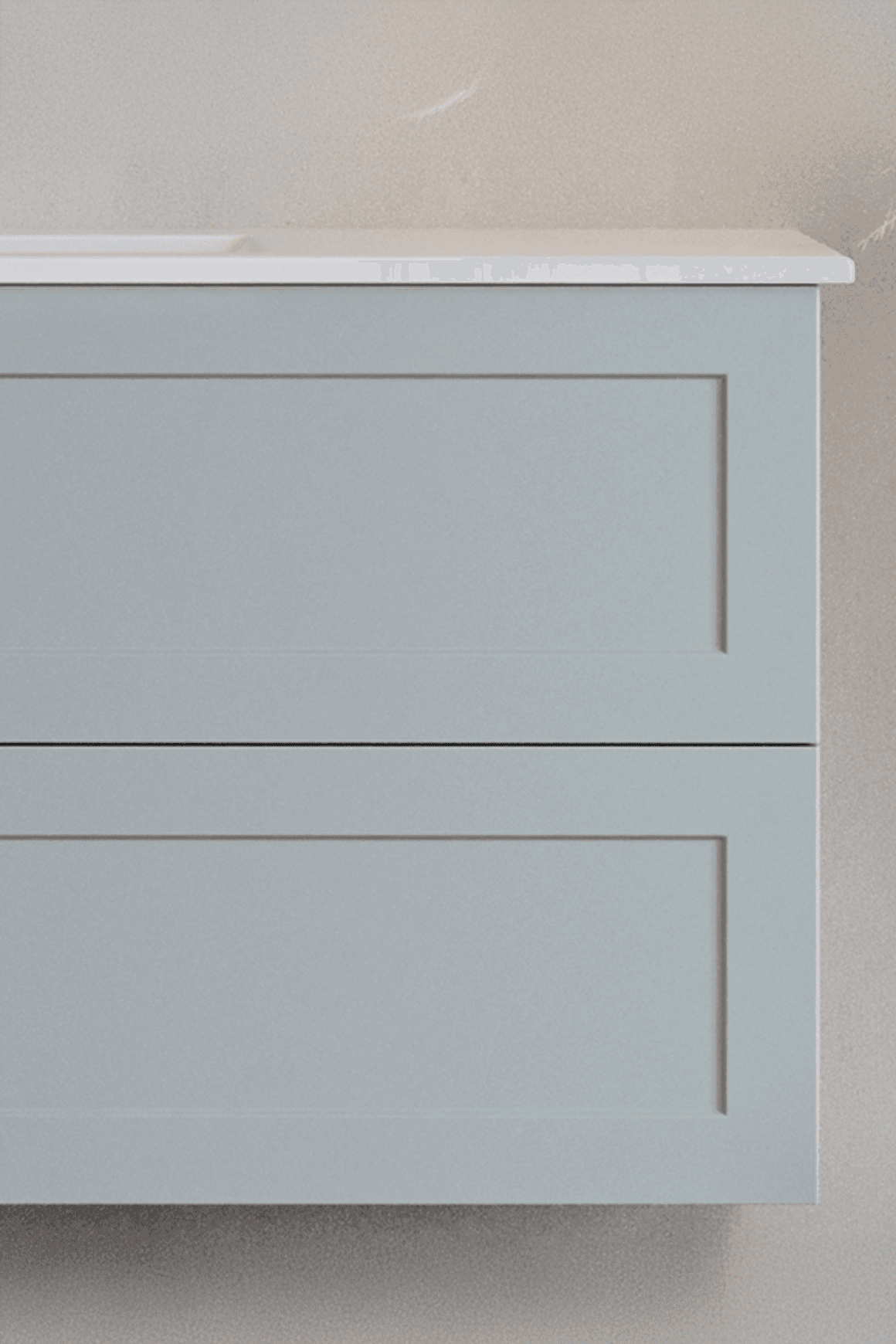 Telaio 750 Single Centre Bowl 2 Drawer Wall Vanity