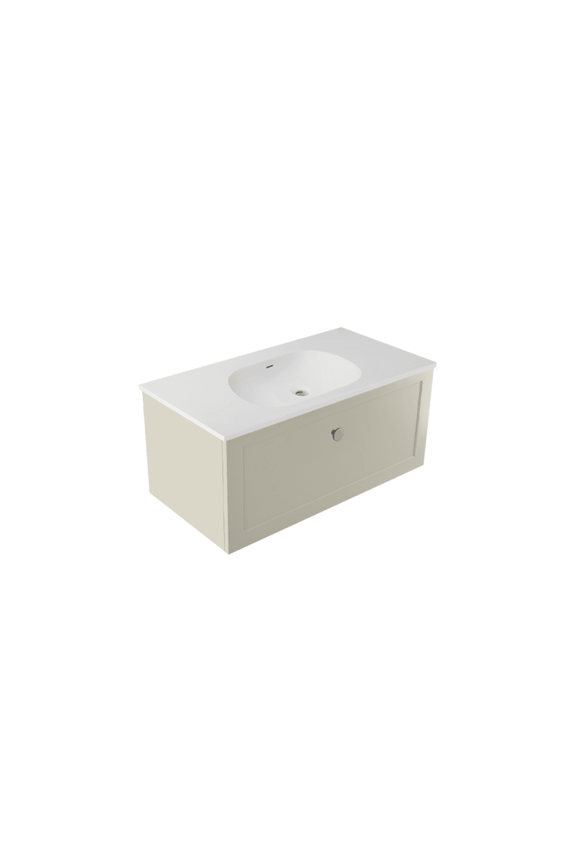 Telaio 900 Single Centre Bowl Wall Vanity