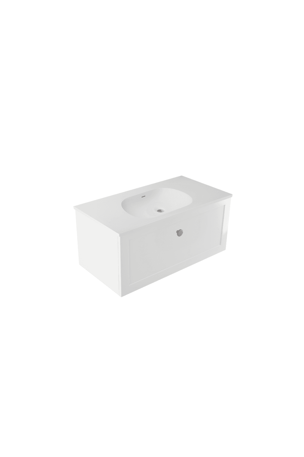Telaio 900 Single Centre Bowl Wall Vanity