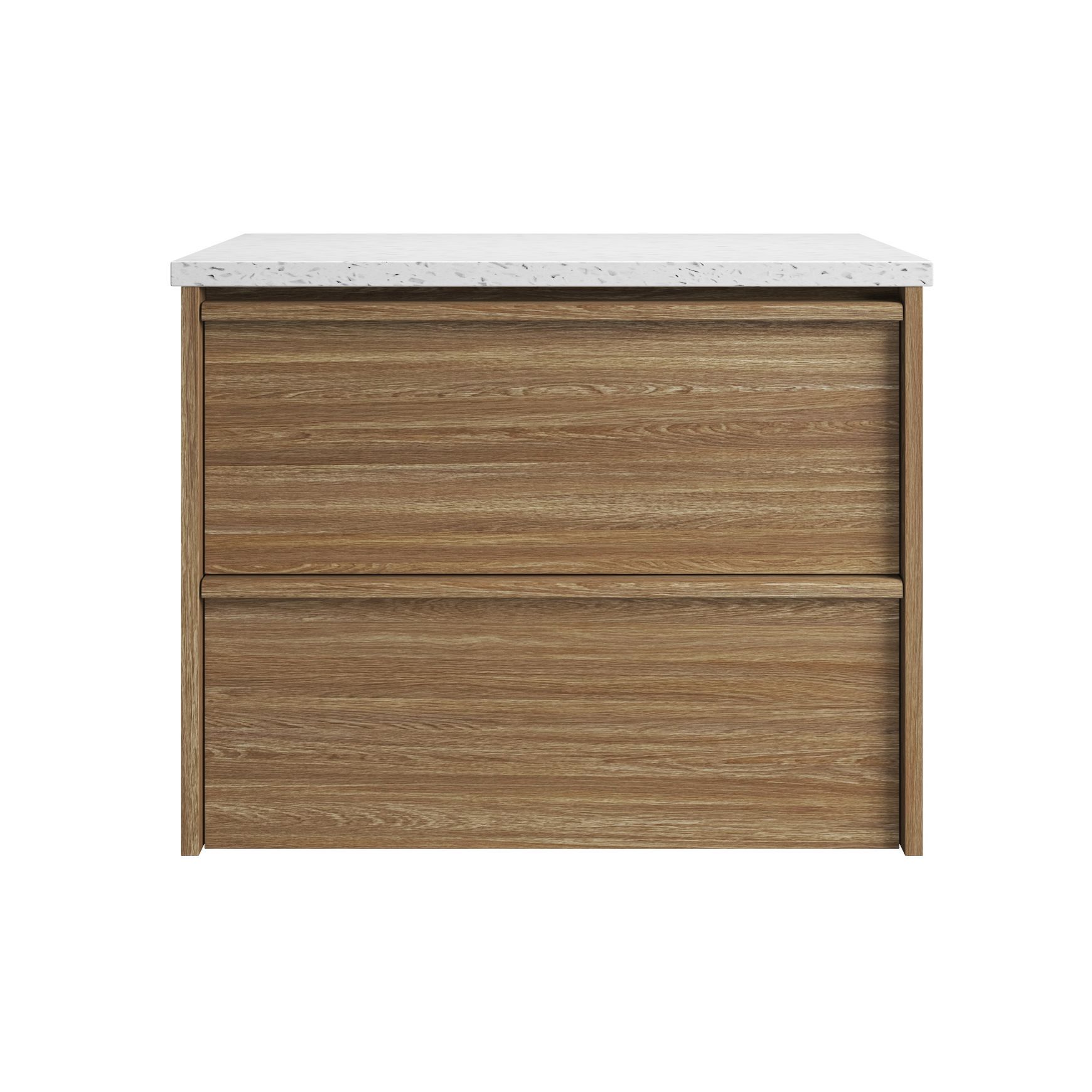 Aulic Venetta Framed Wall Hung 750m Harvest Oak Cabinet
